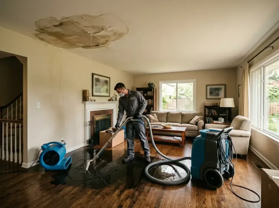 attic-pipe-burst-ceiling-drip-008 — frequently asked questions, Water Damage Restoration & Carpet Care in Croom, MD